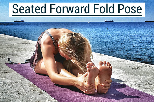 seated forward fold pose