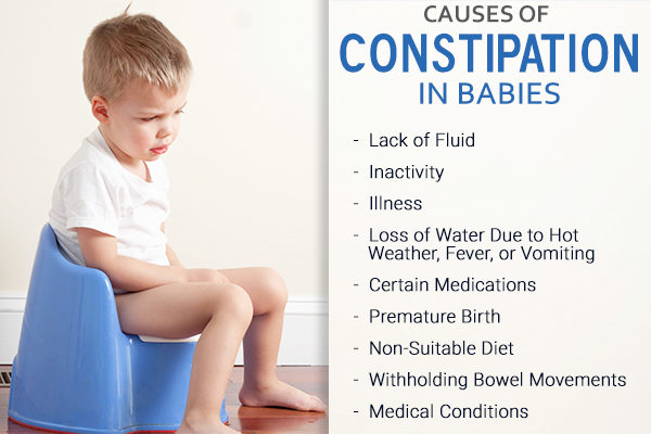 what causes constipation in babies?
