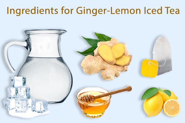 ginger-lemon iced tea ingredients