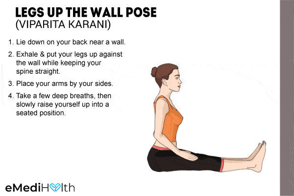 how to do legs up the wall pose