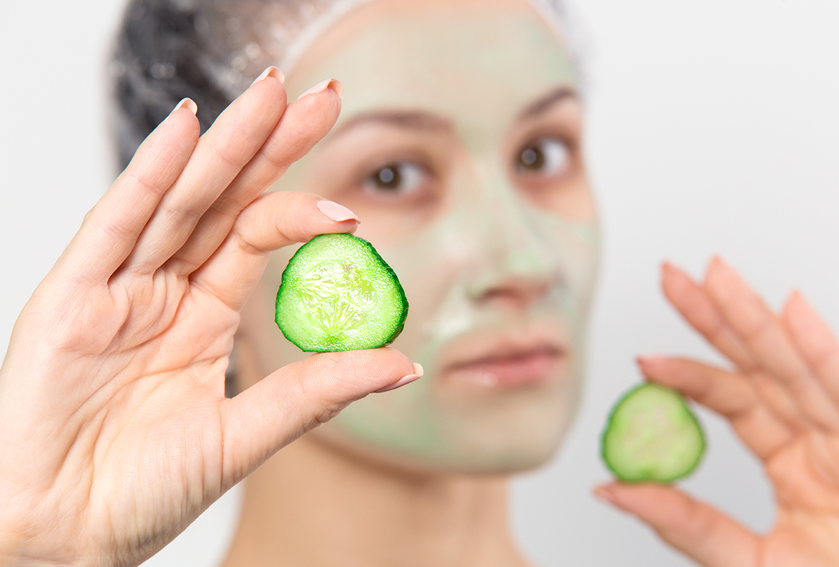 anti-aging cucumber face mask