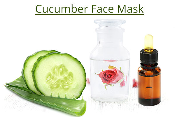 Homemade cucumber face mask ingredients