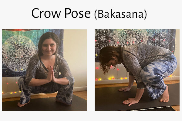 crow pose (bakasana)