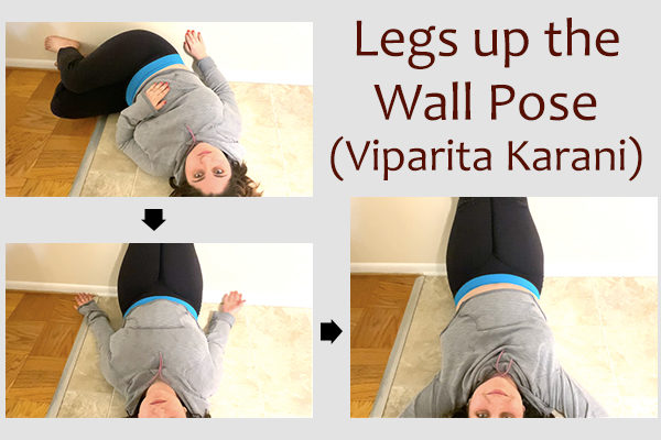 legs up the wall yoga pose (viparita karani)