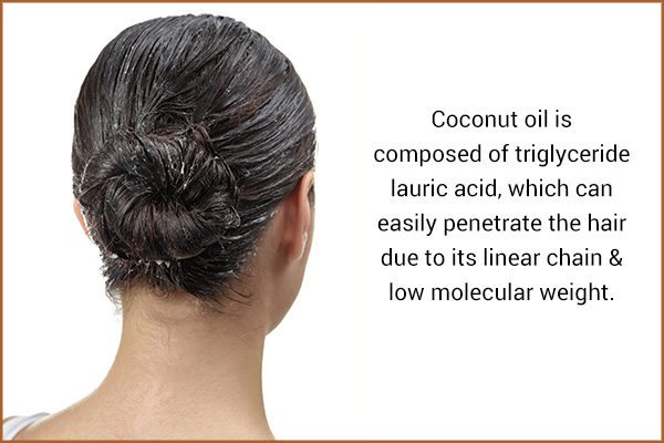 coconut oil can help promote hair health
