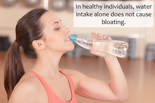 can drinking too much water cause bloating?