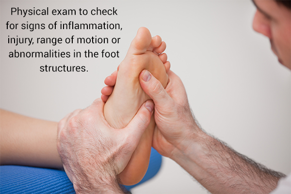 how is foot pain diagnosed?