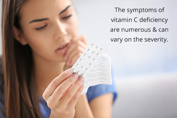 vitamin C deficiency signs and symptoms