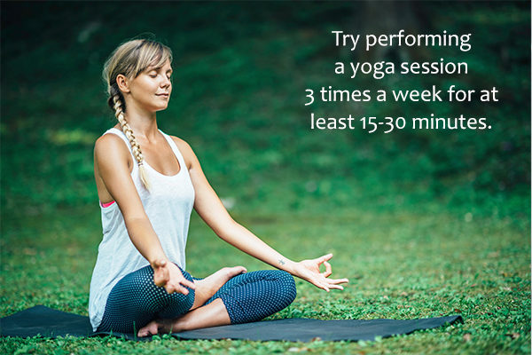 practicing yoga regularly can help stay in shape