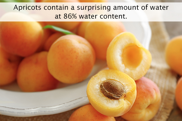 apricots can help keep you hydrated