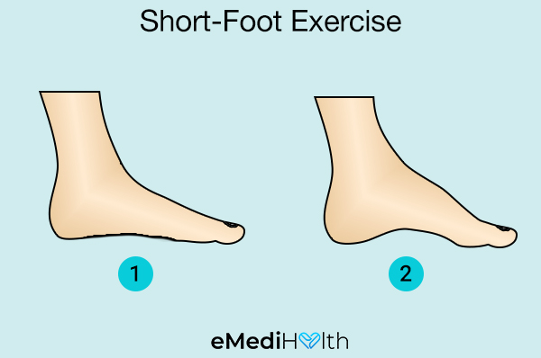 short-foot exercise for bunion pain relief