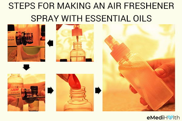 how to make an air freshner spray with essential oils