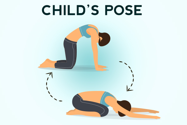 how to perform a child's pose?
