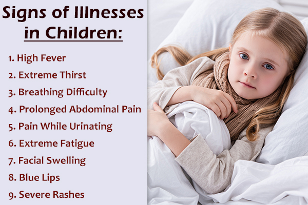 signs of illness in children