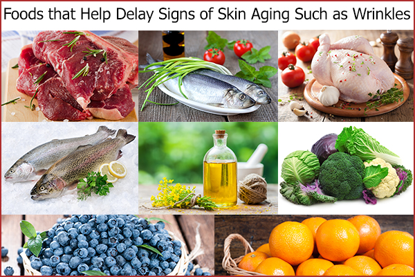 foods that can help delay signs of skin aging