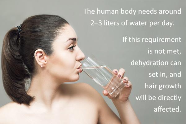 consume more water for optimal hair health