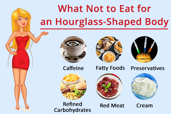 foods to avoid for an hourglass-shaped body type