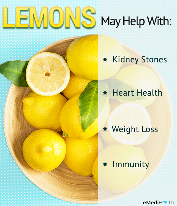 health benefits of consuming lemons