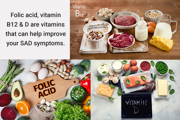 vitamins that can help improve symptoms of SAD
