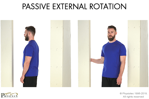 passive external rotation