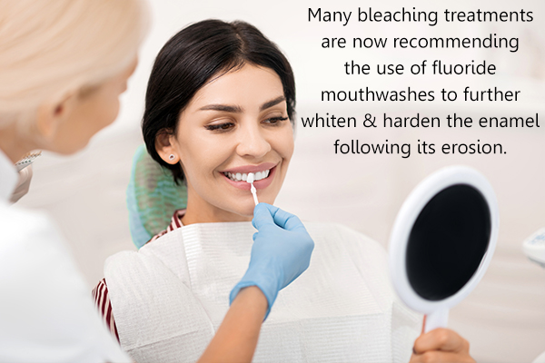 bleaching treatment for teeth whitening