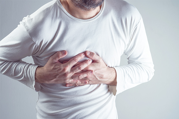 chest pain/pressure could indicate towards arterial blockage