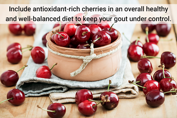 consume cherries to keep gout under control