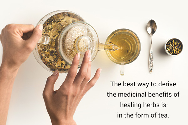 drinking herbal tea can help soothe nasal congestion