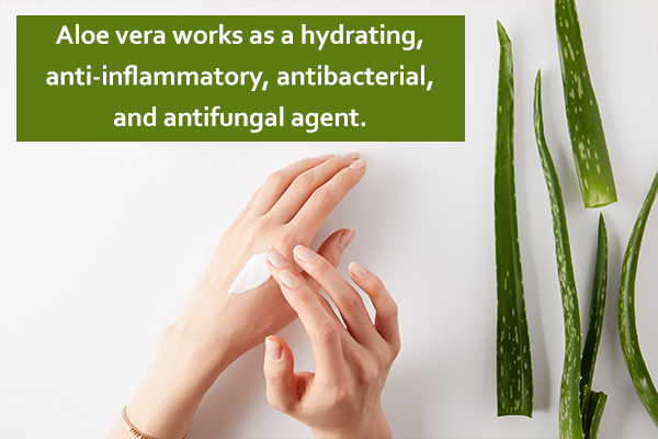 aloe vera can help soothe itchy skin