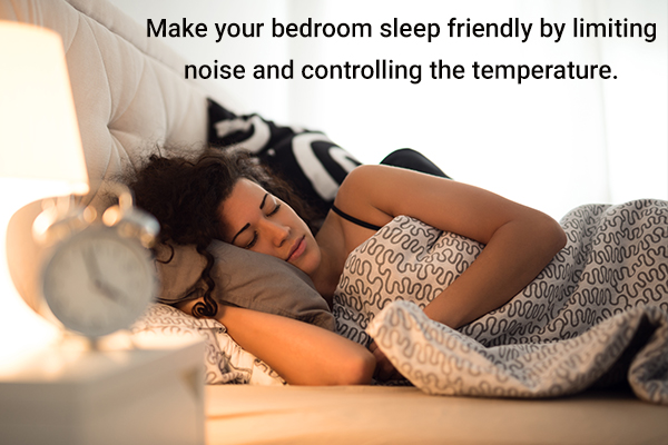 steps to ensure a sound sleep during bedtime