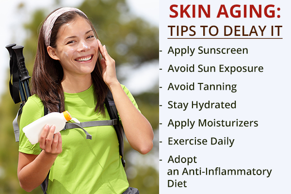tips that can help delay skin aging