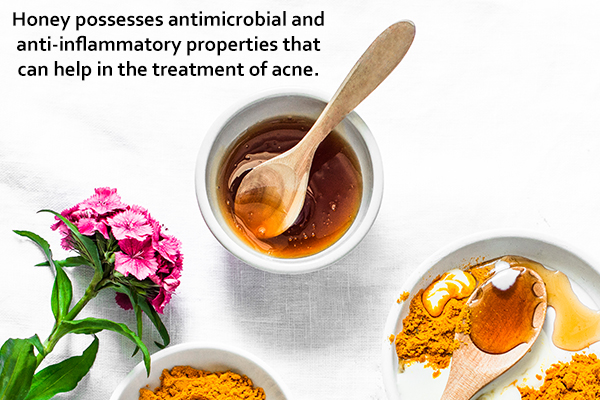 use honey mask to treat acne