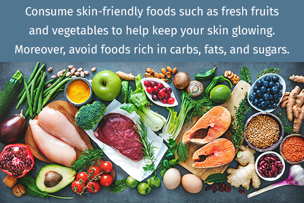 consume skin-friendly foods for ensuring skin health