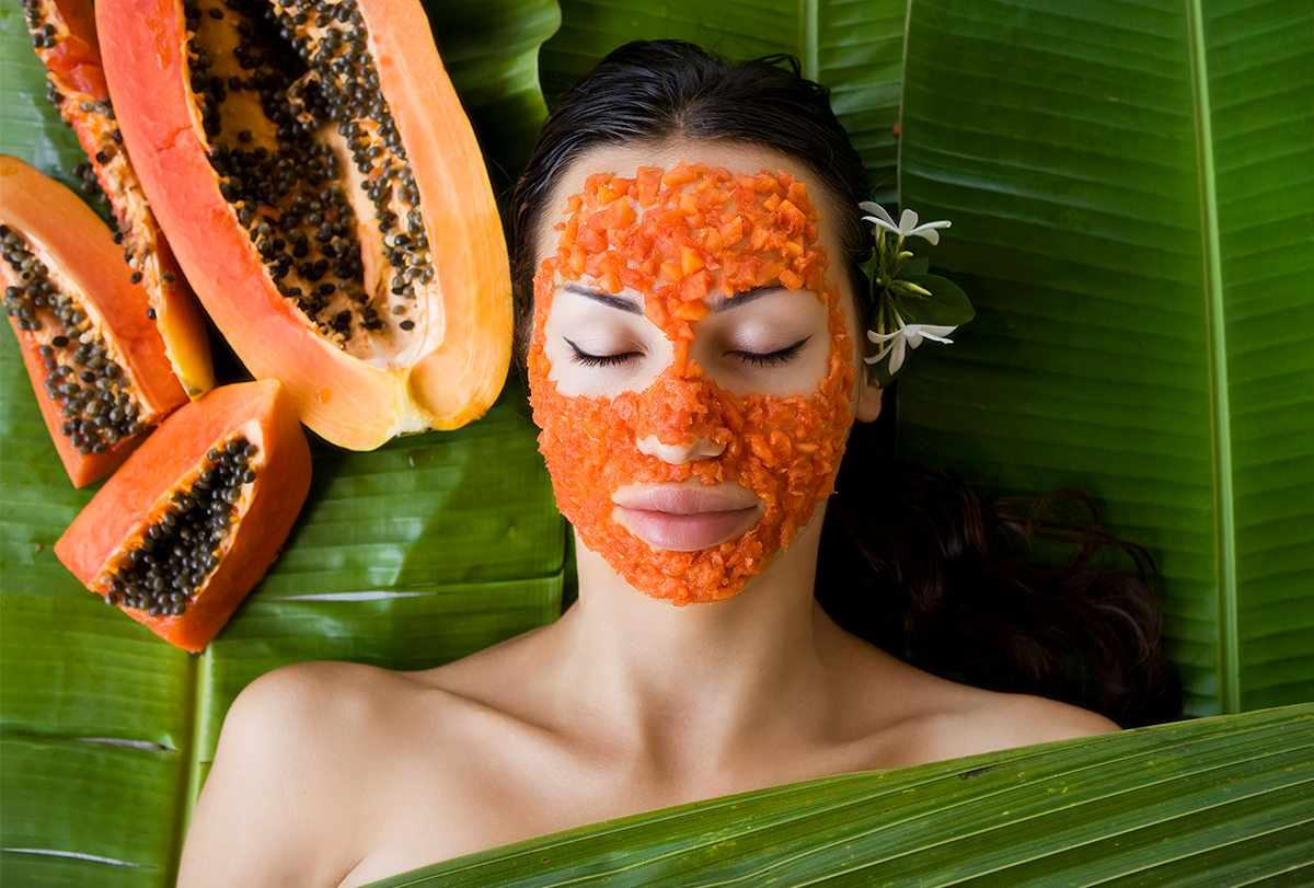 diy papaya face mask