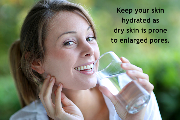 keep your skin sufficiently hydrated