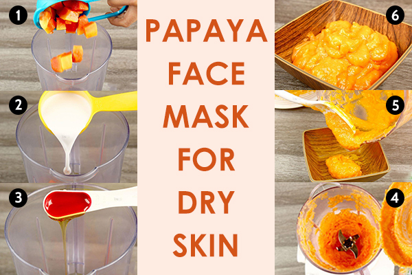papaya face mask for dry skin