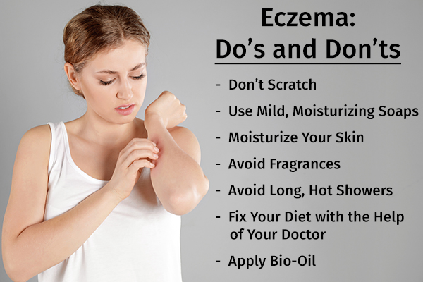 do's and don'ts to help manage eczema