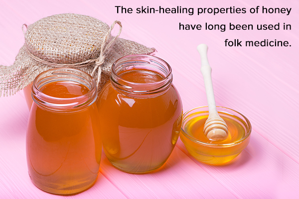 honey possesses skin healing properties