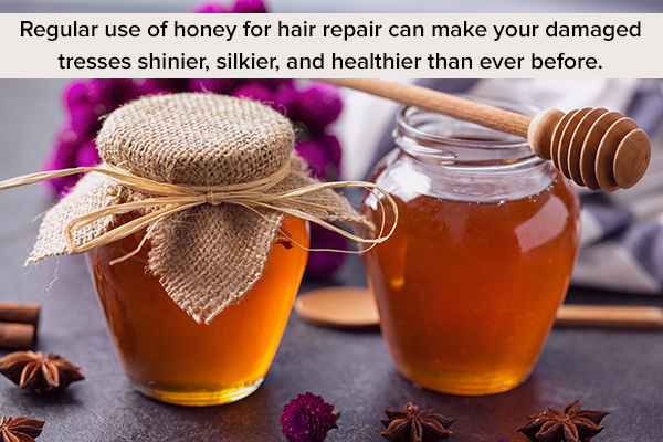 honey usage can help ensure smooth and healthy hair