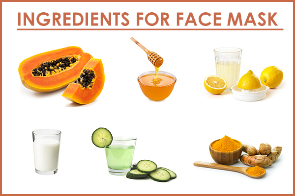 ingredients for homemade papaya face mask