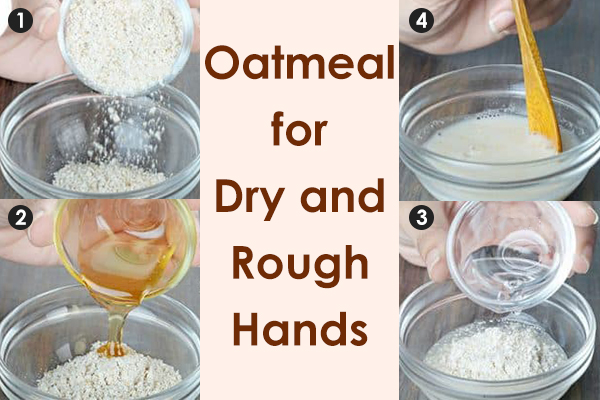 topical application of oatmeal can help moisturize the skin