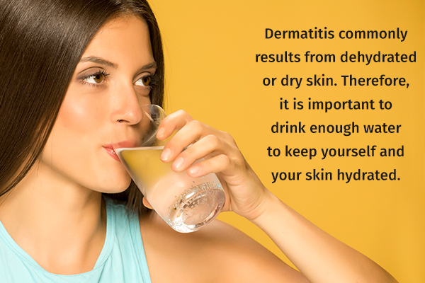 drink adequate water to keep your skin hydrated
