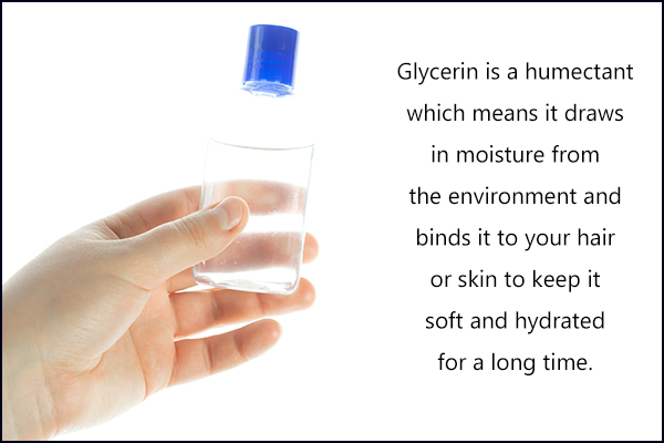 glycerin usage in cosmetics and personal care products