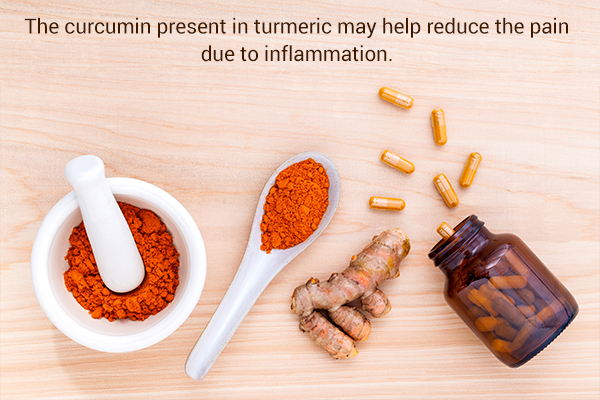 turmeric consumption can help manage stomach cramps