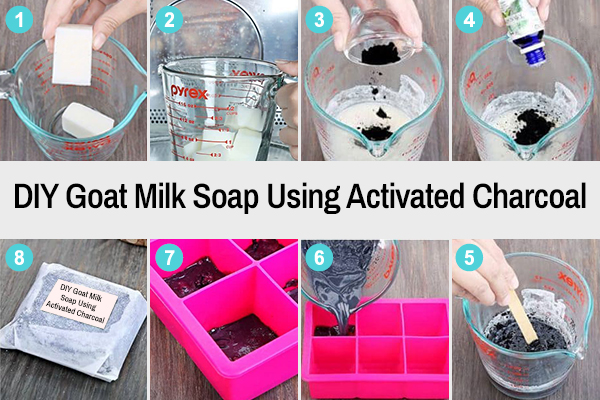 diy goat milk soap recipe using activated charcoal
