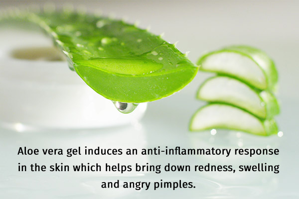 aloe vera gel possesses anti-inflammatory properties