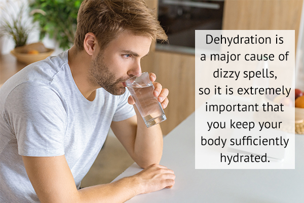 stay hydrated to avoid dizziness