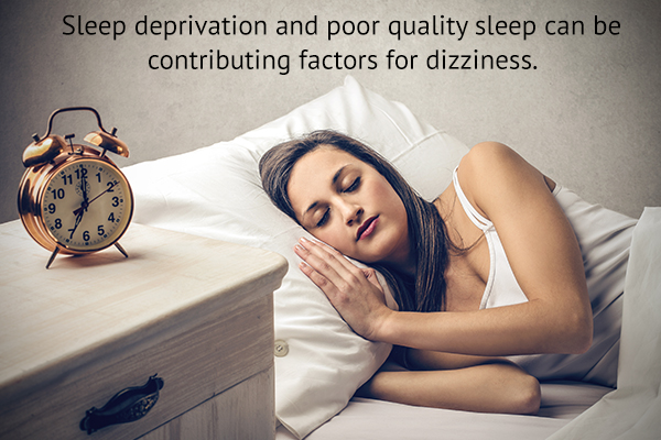 sleep deprivation can contribute to dizziness