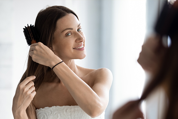 a gentle hair care routine can help reverse hair damage