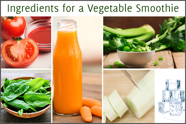 vegetable smoothie ingredients